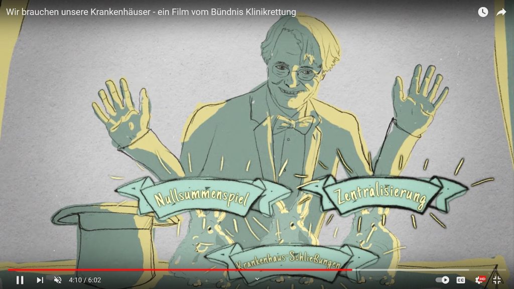Im neuen Infobrief geht es um die geplante Krankenhausreform und das neue Video, das das Bündnis Klinikrettung zu diesem Thema gerade veröffentlicht hat. Die Folgen der Reform werden sein: weniger Krankenhäuser, weitere Wege bis zur nächsten Klinik, längere Wartezeiten und noch mehr Arbeitsbelastung für die Krankenhausbeschäftigten. Außerdem enthält der Infobrief wie immer eine Presseschau zu den Themen, mit denen sich GiB befasst.