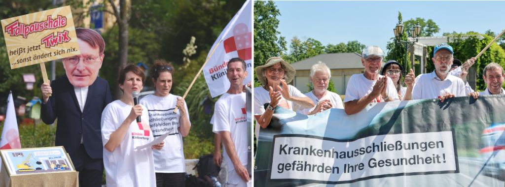 Heute beraten die Gesundheitsministerinnen und – minister von Bund und Ländern über die Korrekturen bei der Krankenhausreform. Von der ursprünglichen Kritik der CDU/CSU an der Krankenhausreform ist mittlerweile nicht mehr viel übrig. Die aktuelle Gesundheitsministerin Nina Warken will die Reform nur geringfügig korrigieren. Das Bündnis Klinikrettung kritisiert das in seiner Pressemitteilung.