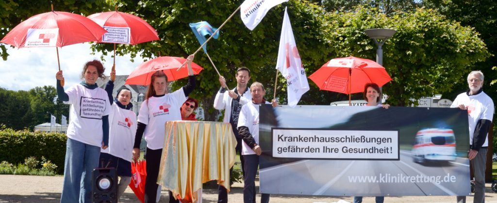 Heute und morgen findet in Weimar die jährliche Gesundheitsministerkonferenz (GMK) statt. Das Bündnis Klinikrettung begrüßt in seiner Pressemitteilung Soforthilfen für Krankenhäuser und fordert langfristige Sicherung der flächendeckenden wohnortnahen Krankenhaus- und Notfallversorgung.