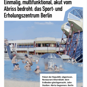 Sonderzeitung „Lasst uns das SEZ retten“
