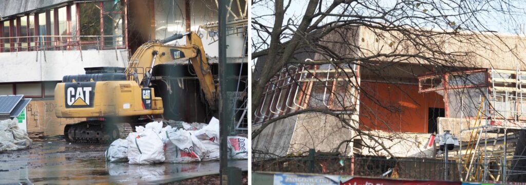 Gestern, am 26. November, wurde mit Abrissarbeiten am Berliner Sport- und Erholungszentrum (SEZ) begonnen. Dabei fordern immer mehr Menschen, das SEZ zu erhalten.  Was Sie jetzt konkret für den Erhalt des SEZ tun können, erfahren Sie in unserem Infobrief.